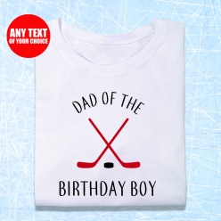 55% OFF: Hockey Dad Birthday T-shirt- Choose Size